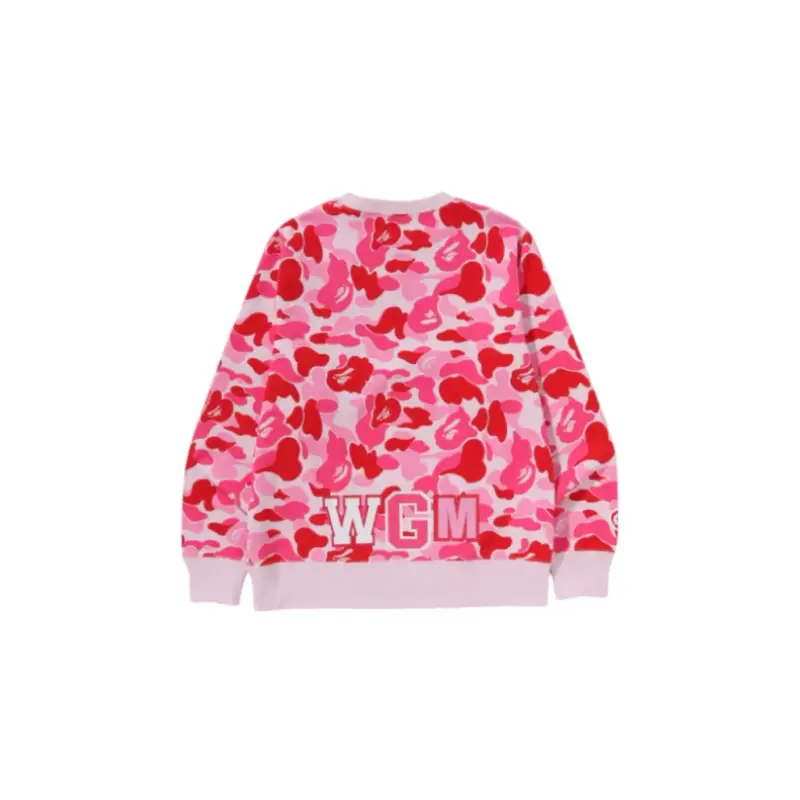 BAPE ABC Camo Shark Sweatshirt - Pink - Back