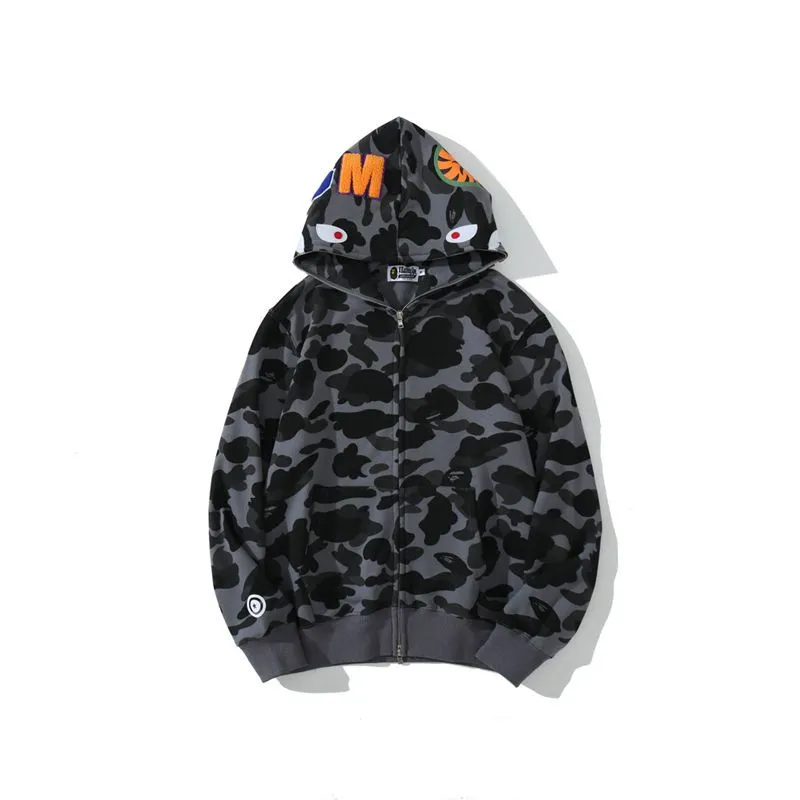 BAPE Black Camo Hoodie - Front