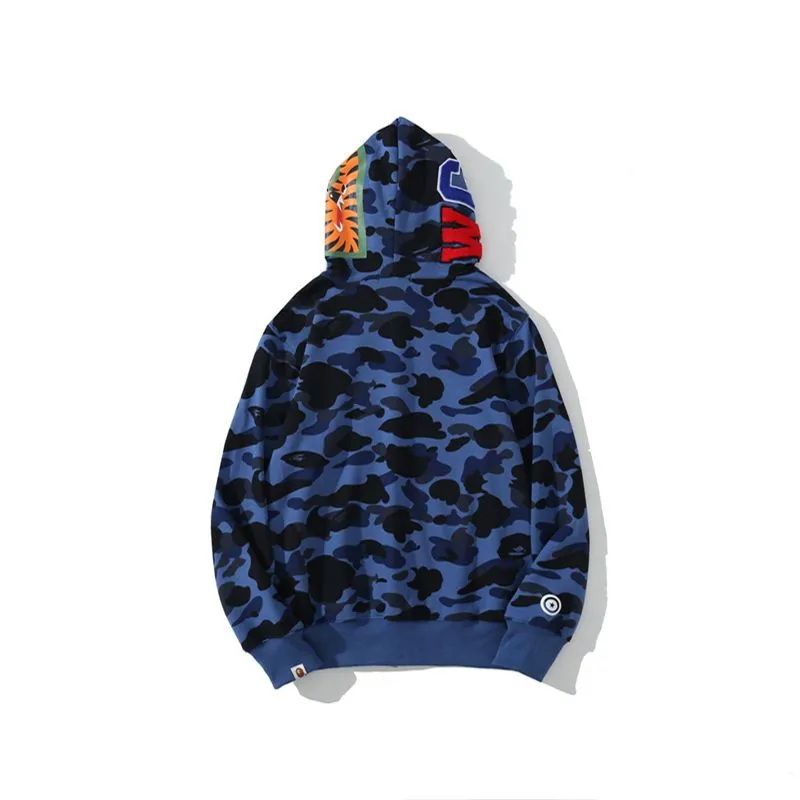BAPE Blue Camo Hoodie - Back
