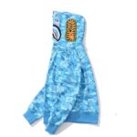 BAPE Camo Hoodie - Blue - Side