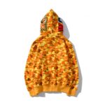 BAPE Camo Hoodie - Yellow - Back