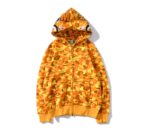 BAPE Camo Hoodie - Yellow - Front