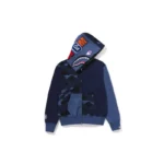 BAPE Color Camo Pattern Hoodie - Navy - L-Front