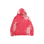 BAPE Hand Dye Shark Hoodie - Red - Back