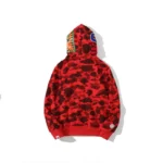 BAPE Red Camo Hoodie - Back