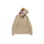 BAPE Shark Pullover Hoodie - Beige - L-Front