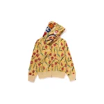 BAPE Tulip Camo Shark Hoodie - Yellow - L-Front