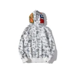 BAPE White Camo Hoodie - Back