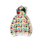 BAPE x Coach Shark Hoodie - Multicolor - Back