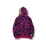 Purple BAPE Hoodie - Back