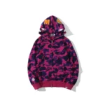 Purple BAPE Hoodie - Front