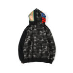 BAPE Half Camo Black Hoodie - Back