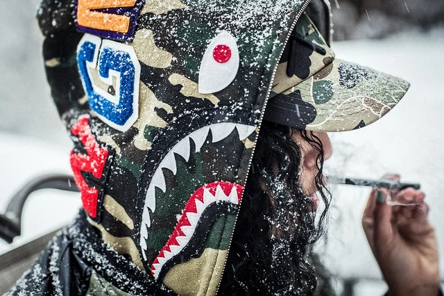 BAPE hoodie Worn by a Girl