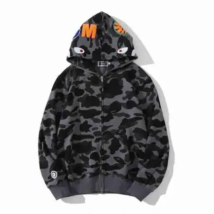 BAPE Dark Grey Camo Hoodie