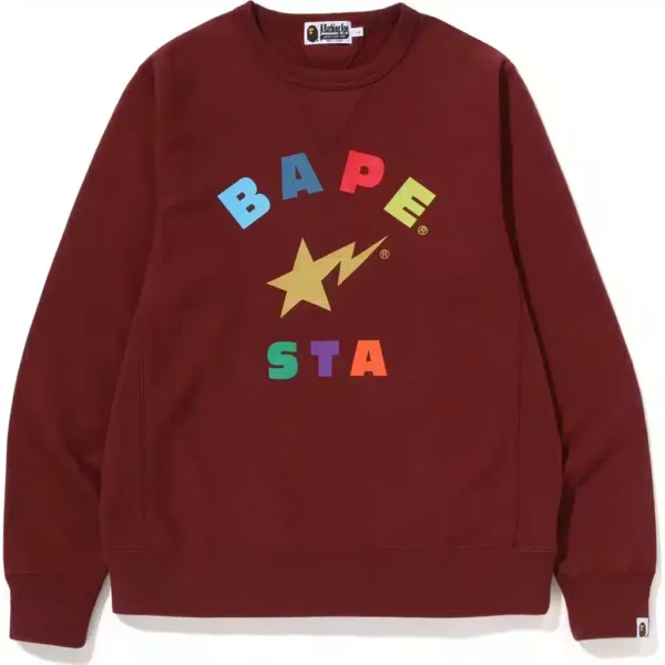 BAPESTA Relaxed Crewneck Sweater