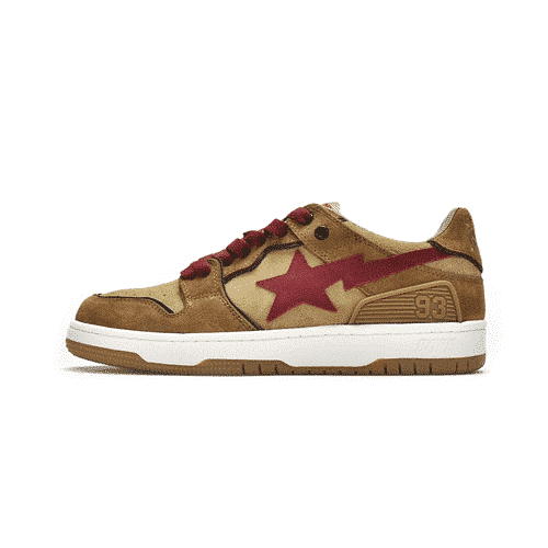 BAPESTA Sk8 Low Brown Shoes