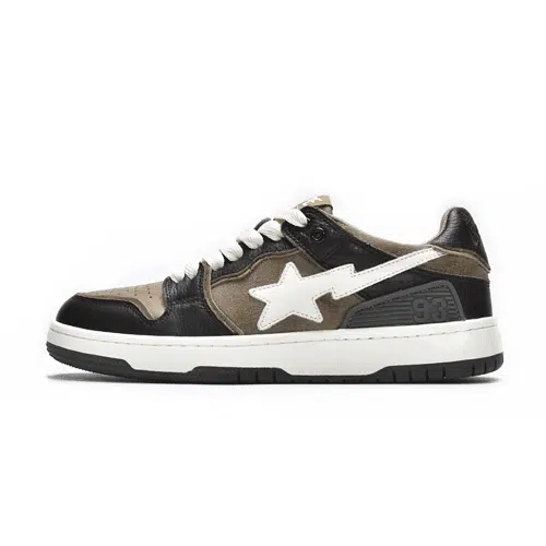BAPESTA Sk8 Low-Top Brown Shoes