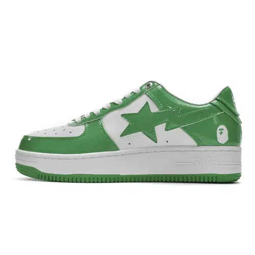 BAPESTA Patent Leather Low M2 Shoes