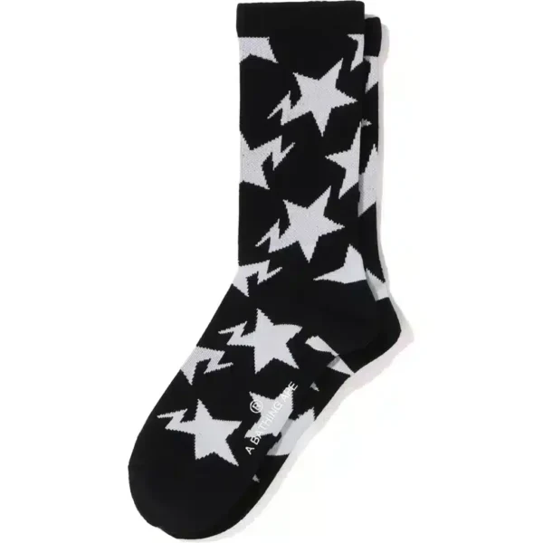BAPESTA Pattern Socks Mens
