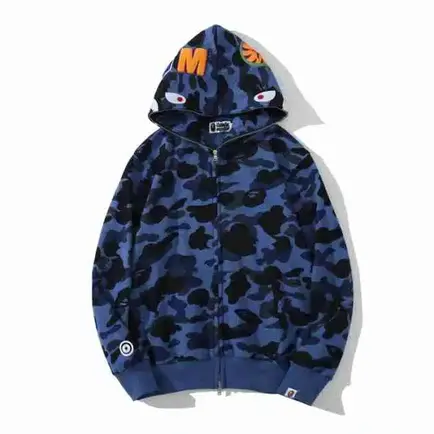 Bape Camo Blue Hoodie